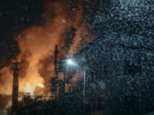Россияне обстреляли Херсон 3 января — Фото: группа Нафтогаз