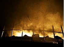 Запорожье в огне. Фото из открытых источников 