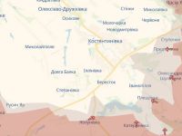 В Константиновке штурмовые группы РФ пытаются закрепиться на окраине города - Фото: DeepState