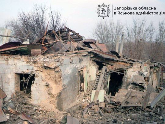 Росіяни застосували 61 ударний БпЛА. Фото Запорізької ОВА