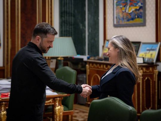 Зеленський назвав посаду Христі Фриланд