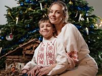 Алена Шоптенко с сыном 