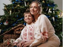 Олена Шоптенко із сином 