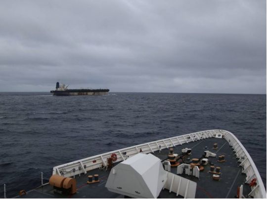 захоплення російського танкера військовими США, фото з відкритих джерел
