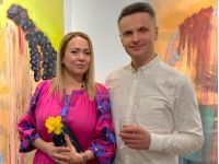Мирослав Дузінкевич та Ірина Родніков на спільній виставці у Нью-Йорку