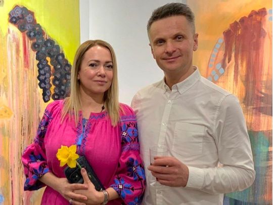 Мирослав Дузінкевич та Ірина Родніков на спільній виставці у Нью-Йорку