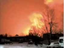 Пожежа у Кривому Розі внаслідок дронової атаки окупантів, фото соцмережі