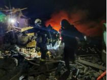 Зруйнований будинок. Фото ДСНС України 