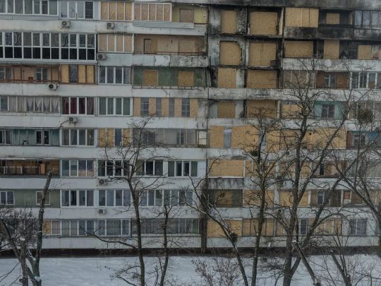 Київ після російських обстрілів, фото The New York Times