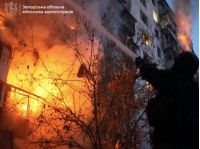 Запорожье пострадало в результате ракетно-дроновой атаки, фото ОВА