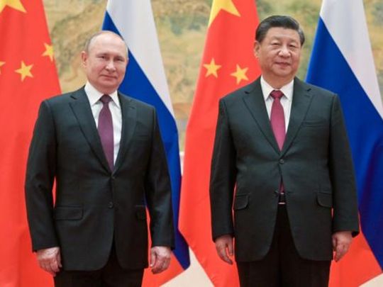 Путин и Си Цзиньпин