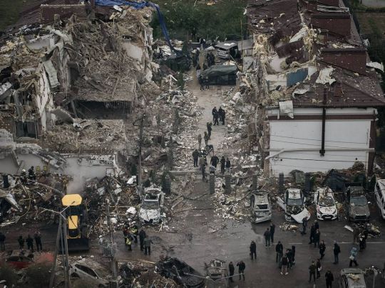 Росіяни масовано атаковали Київ та область. Фото зі сторінки Миколи Калашника