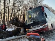 Автобус Відень&nbsp;&mdash; Київ розбився на&nbsp;Львівщині: є&nbsp;постраждалі (фото)