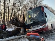 В ДТП разбился автобус Киев-Вена, фото полиции