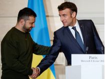 Зеленский и Макрон