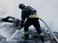 Зафіксовано влучання 5 ракет та 24 ударних БпЛА на 11 локаціях, фото ДСНС
