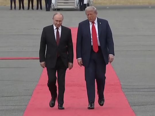 Трамп та Путін на Алясці