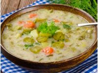 суп с маринованными огурцами
