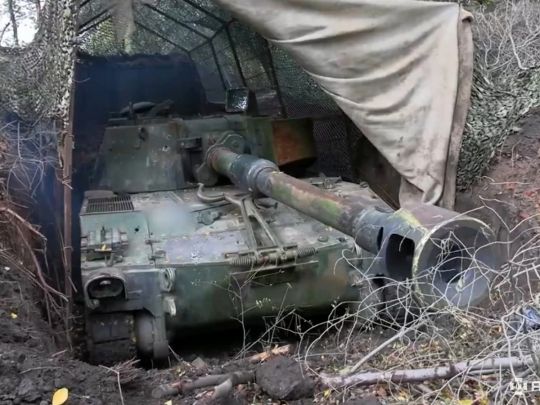 Танк на Костянтинівському напрямі. Фото armyinform.com.ua