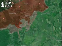 Линия боестолкновения в районе Волчанска. Фото DeepState