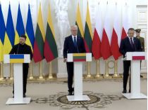 Прес-конференція у Вільнюсі, фото скріншот відео