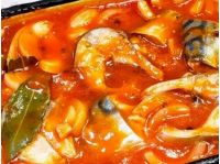 Маринованная скумбрия в кетчупе 