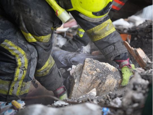 Під час нічної атаки дронами на Одесу загинуло троє людей&nbsp;— Фото: ДСНС