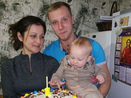 Надія і Влад Євдокимови з сином