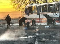 Российский дрон атаковал смену шахтеров. Фото ГСЧС
