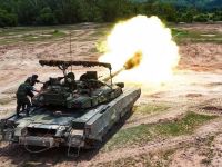 БМ «Оплот-Т» з «мангалом» на башті. Фото ЗС Таїланду