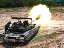 БМ «Оплот-Т» з «мангалом» на башті. Фото ЗС Таїланду