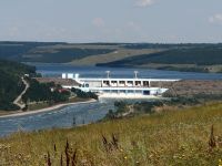 Вид на Дністровську ГЕС-1