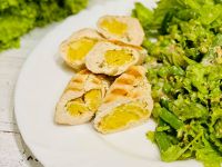 Куриный рулет с апельсином