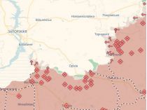 Лінія фронту. Фото deepstatemap