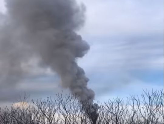 Підтверджено ураження складу БпЛА в районі Ростову-на-Дону, фото з відкритих джерел