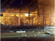 В Одесі влучання в підприємство, фото соцмережі