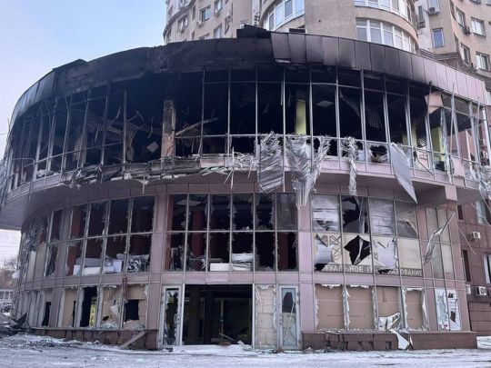 Последствия атаки РФ по Запорожью, 2 января 2026 года. Фото Суспільне Запоріжжя