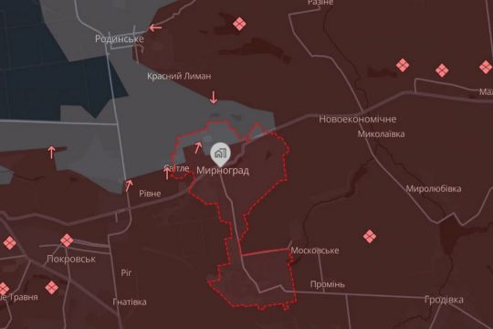 Мирноград під контролем противника