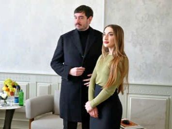 Олена Алієва та син президента Азербайджану Гейдар Алієв