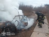 Авто вигоріло вщент: ворожий безпілотник вбив працівників Слов&rsquo;янської ТЕС (фото)