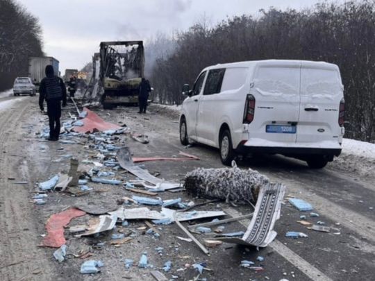 Смертельна ДТП у Кіровоградській області&nbsp;— Фото: Нацполіція України