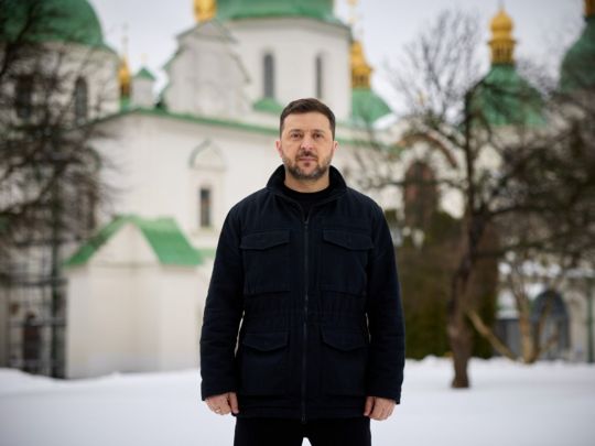 Володимир Зеленський звернувся у річницю вторгнення&nbsp;— Фото: president.gov.ua