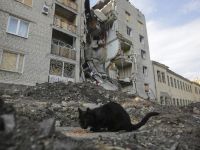 Разбомбленный Россией дом