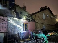 Зруйновані будинки в Києві. Фото ДСНС