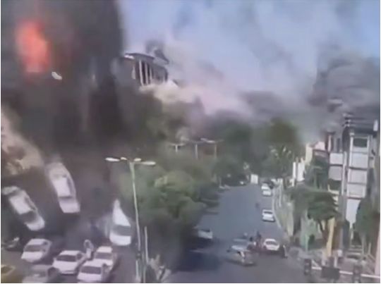 Удар по Тегерану, фото скріншот відео