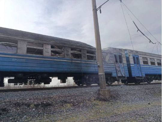 Черговий напад росії на цивільний поїзд, фото ОВА