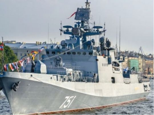 Фрегат «Адмірал Ессен» атакований вдруге за війну, фото з відкритих джерел