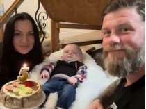 Вікторія Білан та Володимир Ращук із сином Яремою