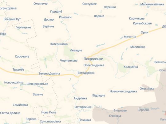 На Дніпропетровщині оголосили примусову евакуацію — Фото: DeepState