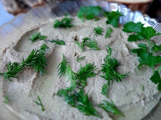 Паштет з курячої печінки з моченим яблуком